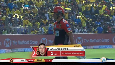 M35: CSK vs RCB – AB de Villiers Wicket