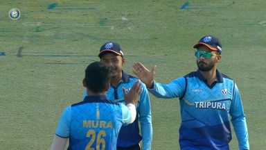 SMAT 2024, Sikkim vs Tripura: Fall of Wickets