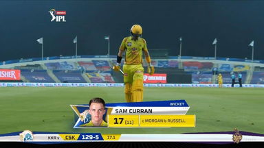 M21: KKR vs CSK – Sam Curran Wicket