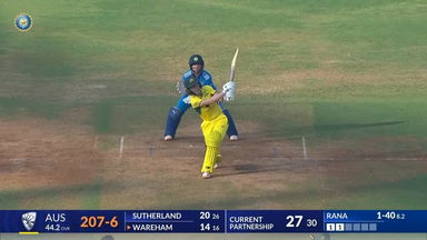 IND-W vs AUS-W 2023-24, 2nd ODI: Georgia Wareham Six