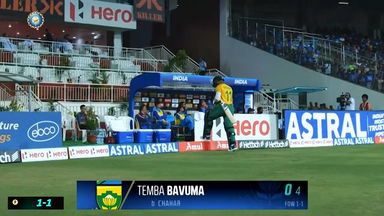 IND vs SA 2022, 1ST T20I: Temba Bavuma  Wicket
