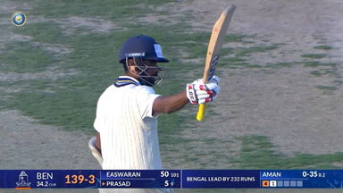 Ranji Trophy 2025-26, Haryana vs Bengal: Captain Abhimanyu Easwaran spearheads Bengal's charge with 83(157)