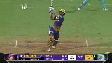 M66: KKR vs LSG – Rinku Singh Six