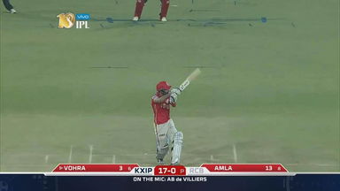 M8: KXIP vs RCB – Manan Vohra Six