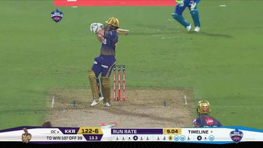 M16: DC vs KKR – Eoin Morgan Six