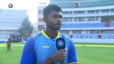 Ranji Trophy  2022/23, Hyderabad vs Tamil Nadu : B Sai Sudharsan Interview
