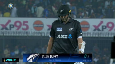 IND vs  NZ 2023, 3RD ODI: Jacob Duffy  Wicket
