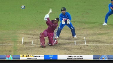IND vs WI 2019, 1st ODI: Shimron Hetmyer Six