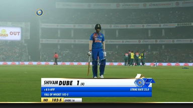 IND vs BAN 2019, 1st T20I: Shivam Dube Wicket