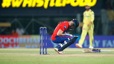 Ouch! Phil Salt gets hit by a Deepak Chahar bouncer