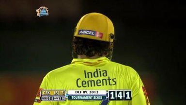 Match 13 CSK vs RCB – Dhoni's 2nd Six