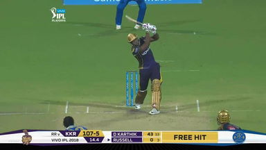 Eliminator: KKR vs RR – Andre Russell Six