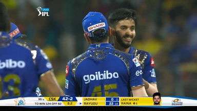 M01: MI vs  CSK  – Mayank Markande impressive spell on debut