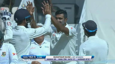 R Ashwin's 4-wicket haul in the 2nd Innings