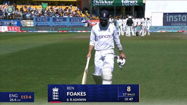 IND vs ENG 2024, 5TH Test: Ben Foakes Wicket