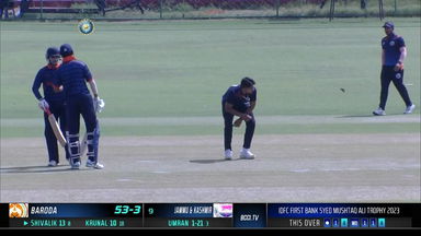SMAT 2023: Shivalik Sharma steadies the ship with crucial 46(37)