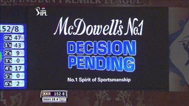 M20: KXIP vs KKR – Sachithra Senanayake Wicket