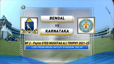 Syed Mushtaq Ali Trophy 2021-22 QF2, Bengal vs Karnataka: Match Highlights