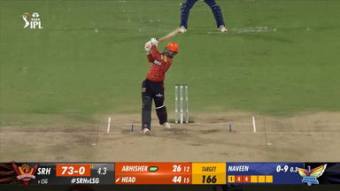 M57: SRH vs LSG  – Travis Head Six