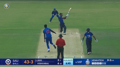 SMAT 2024 QF3, Madhya Pradesh vs Saurashtra: Super Sixes