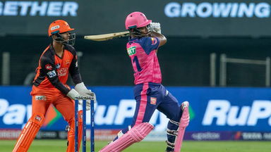 Sanju Samson's sweet six over long-off