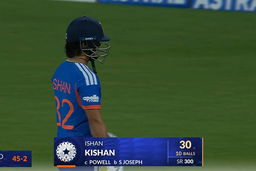 IND vs WI 2026, 5th T20I: Ishan Kishan Wicket