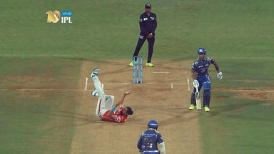 Ishant's comedy of falls