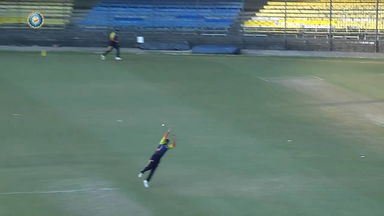 Syed Mushtaq Ali Trophy 2022: Skipper Priyank Panchal grabs a one-handed stunner