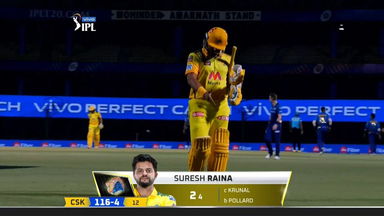M27: MI vs CSK – Suresh Raina Wicket
