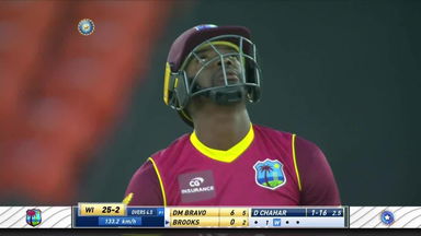 Deepak Chahar's double-strike in one over