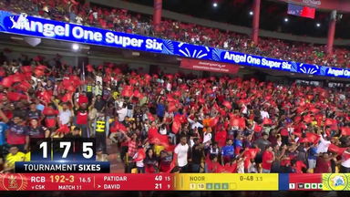 IPL 2026 M11: RCB vs CSK - Tim David Six