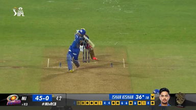 M54: MI vs RCB – Ishan Kishan Six