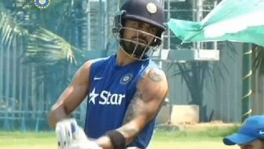 Freedom Series: 4th ODI - Indian Team Practice