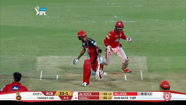 M08: RCB vs KXIP – Virat Kohli Wicket