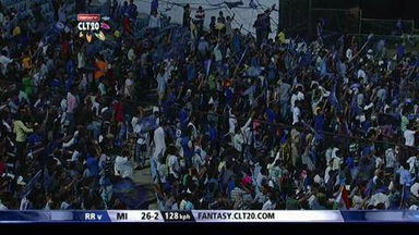 M1: RR vs MI –  Dinesh Karthik  b Malik