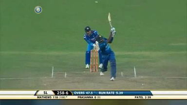5TH ODI: IND vs SL – Angelo Mathews Six