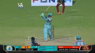 Eliminator: LSG vs RCB – Quinton De Kock Six
