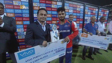 M18: DD vs KKR – VIVO perfect catch of the match – Rishabh Pant
