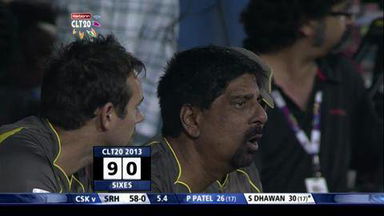 M10: CSK vs SRH –  Shikhar Dhawan Six