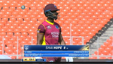 IND vs WI 2022, 1ST ODI: Shai Hope Wicket