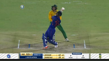 IND vs SA 2022, 1ST T20I: Ishan Kishan Six