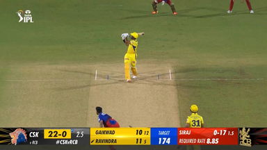 M01: CSK vs RCB – Rachin Ravindra Six