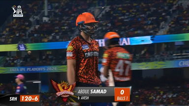Q2: SRH vs RR – Abdul Samad Wicket