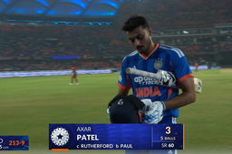 IND vs WI 2026, 4th T20I: Axar Patel Wicket