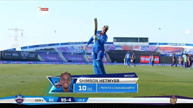 M42: KKR vs DC – Shimron Hetmyer Wicket