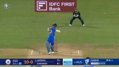 IND vs AUS 2023-24, 5TH T20I: Yashasvi Jaiswal Six