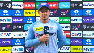 M10: LSG vs SRH –  Quinton De Kock Interview
