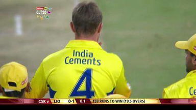 M7: CSK vs LIO – Petersen lbw b Bollinger