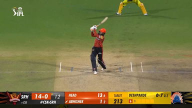 M46: CSK vs SRH – Abhishek Sharma Six