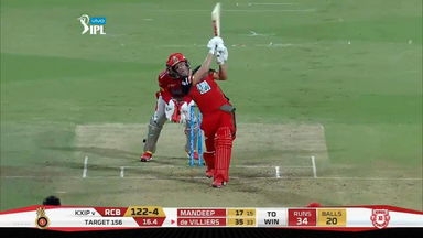 M08: RCB vs KXIP – AB de Villiers Six